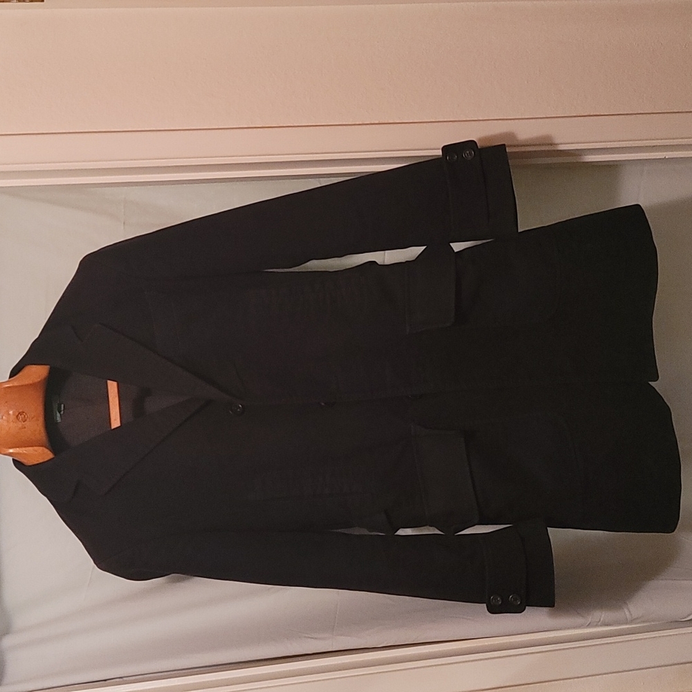 Black Trench style coat